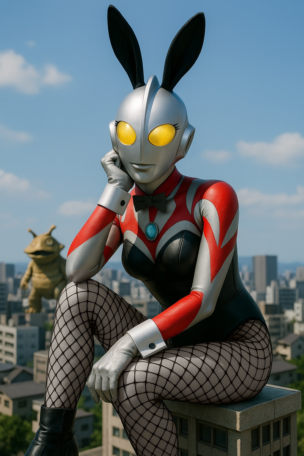 バニトラマンと太客怪獣