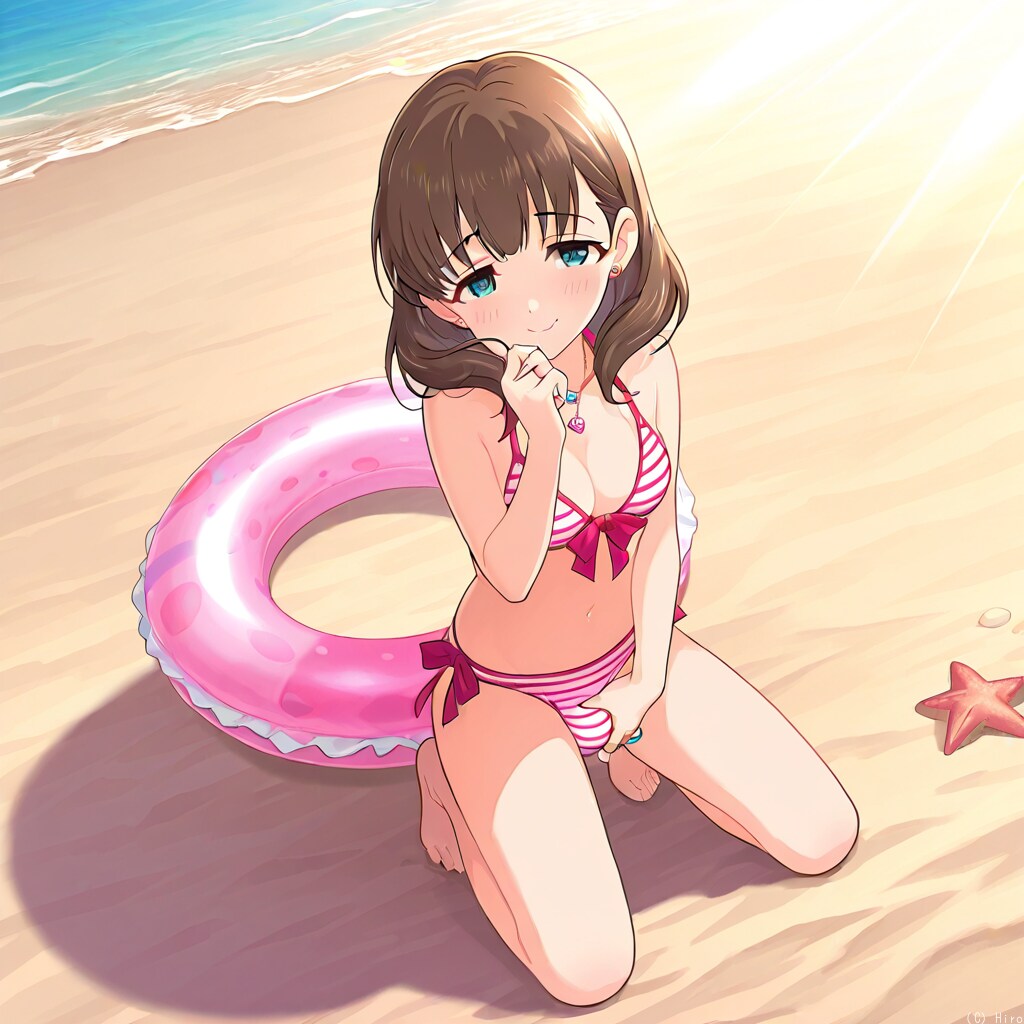 撮影とは言え、頑張って膨らませたね〜