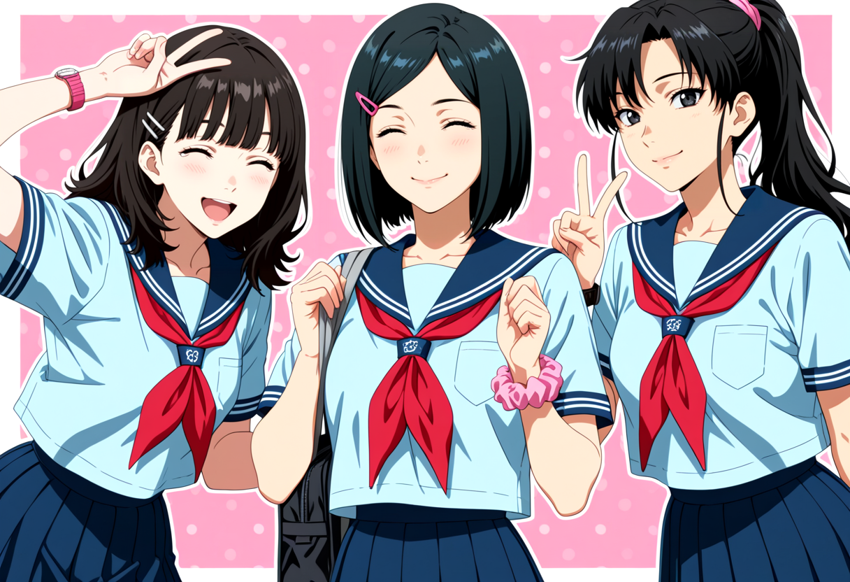 仲良し三人組
