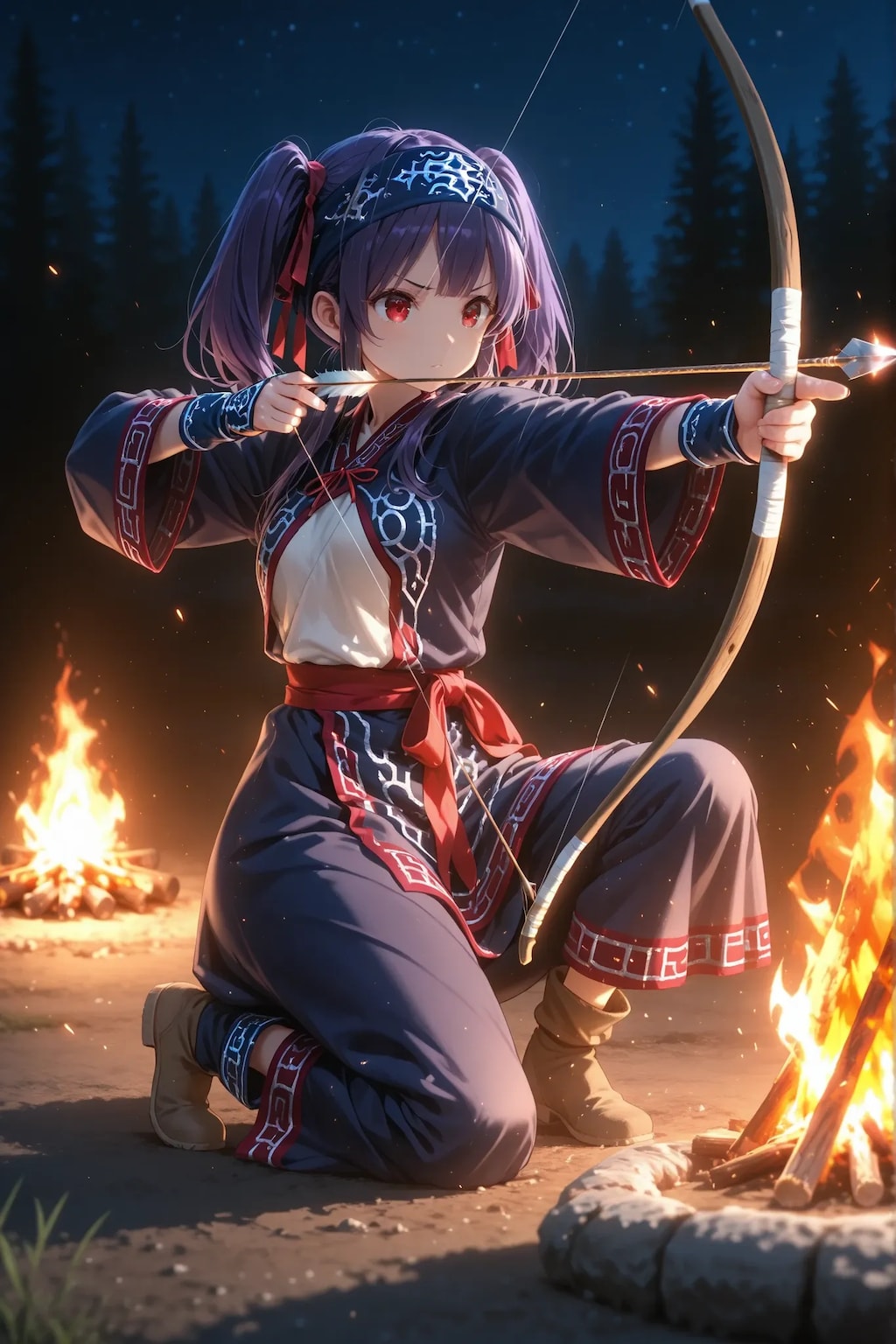 弓矢を持つ梨子🏹