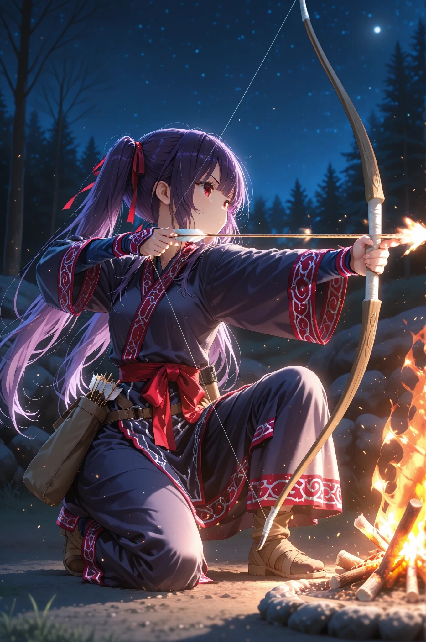 弓矢を持つ梨子🏹