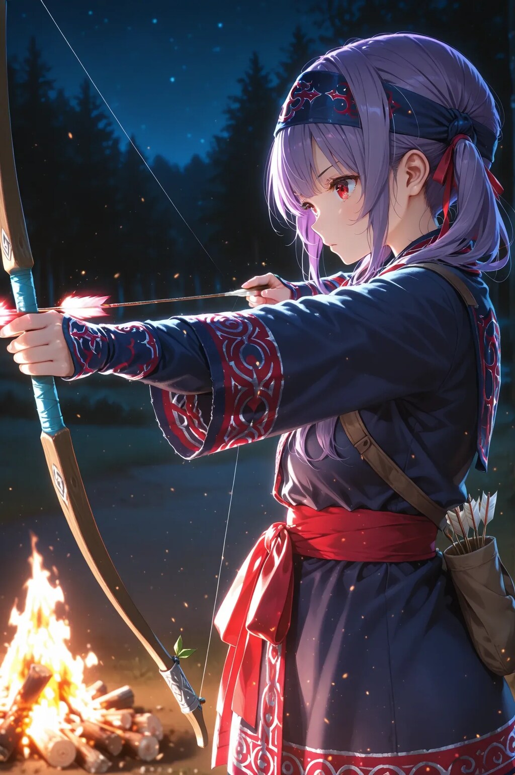 弓矢を持つ梨子🏹