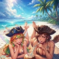 海賊とテヘペロ 4枚目