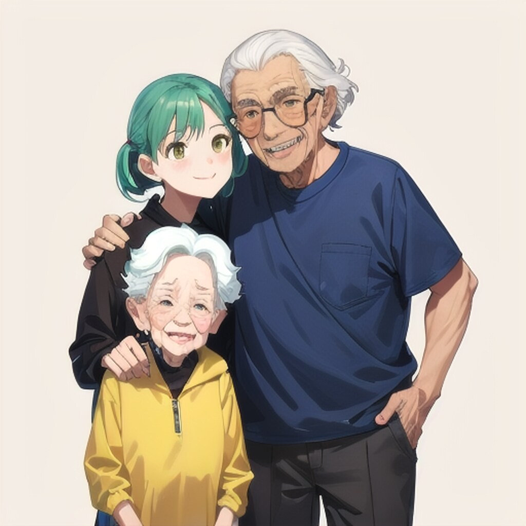 孫とパシャリ📸