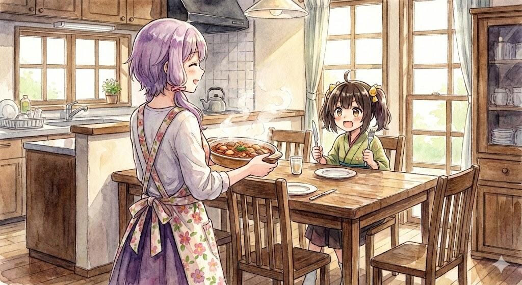 ゆかりさんは料理上手