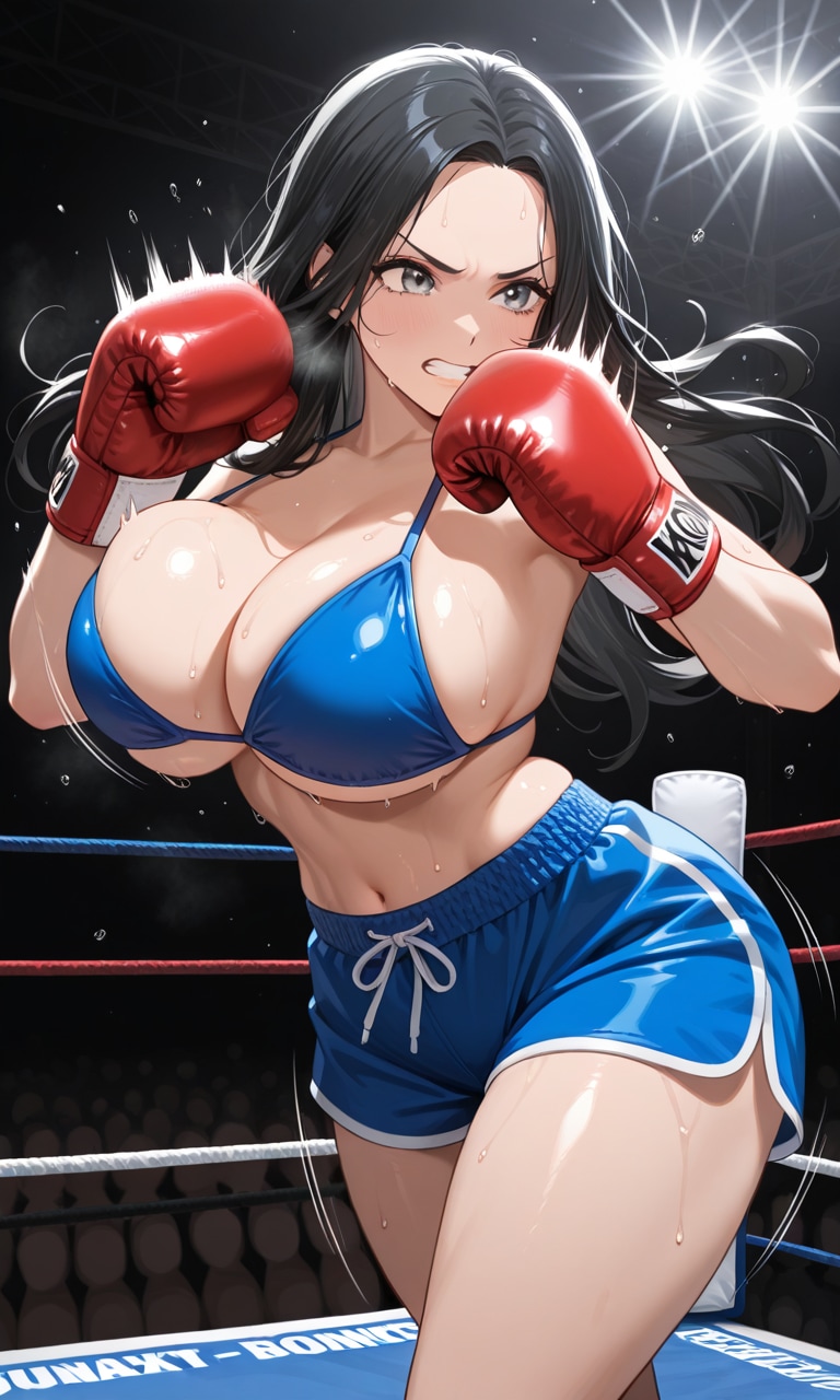 ビキニボクシング　髑髏原霧恵