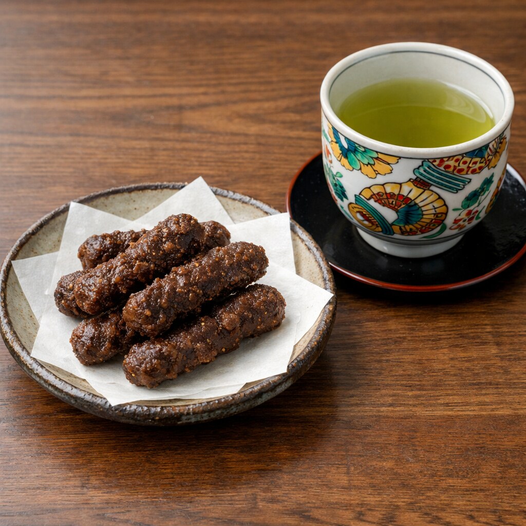 黒糖菓子。かりんとうチャレンジ。