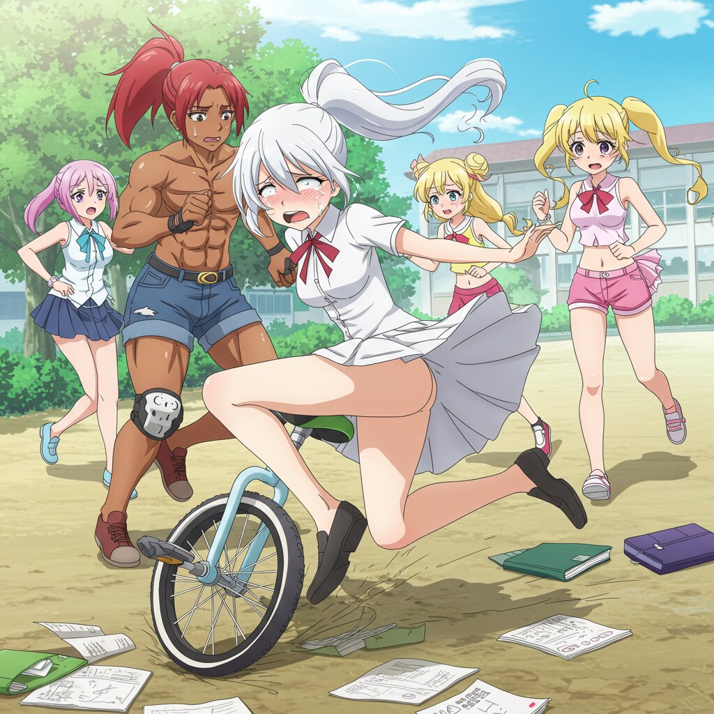 一輪車チャレンジ