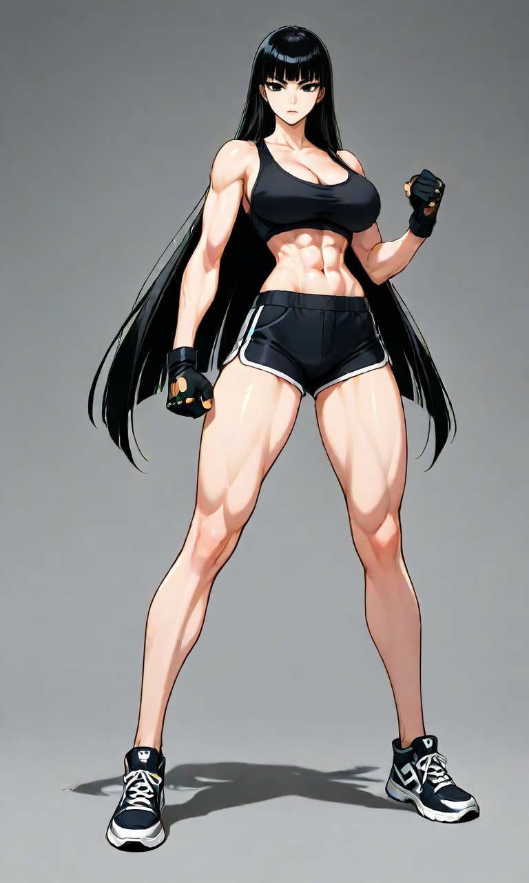 長身筋肉お姉さん