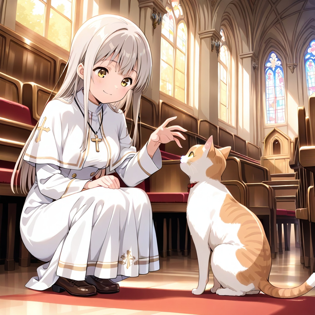 ジルリィさんと猫