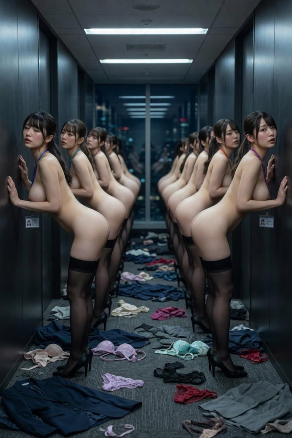 【今日のハーレム】残業【女体ロード】