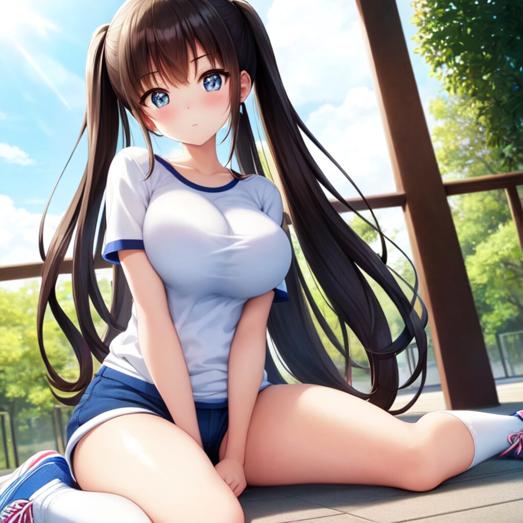 体操服とスニーカー