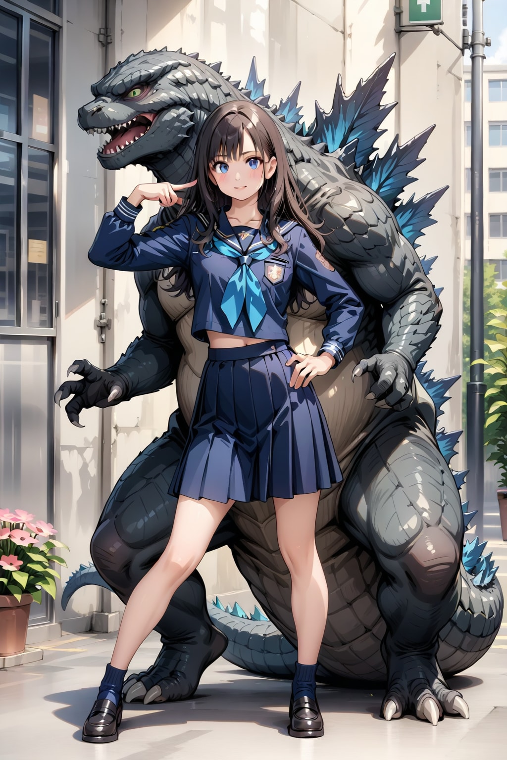 セーラー服のゴジラは分離