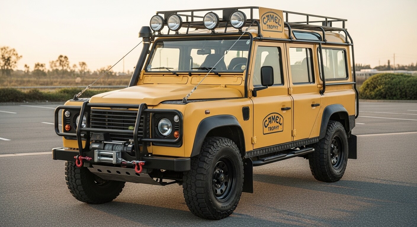 ランドローバーディフェンダ―キャメルトロフィー仕様 | の人気AIイラスト・グラビア