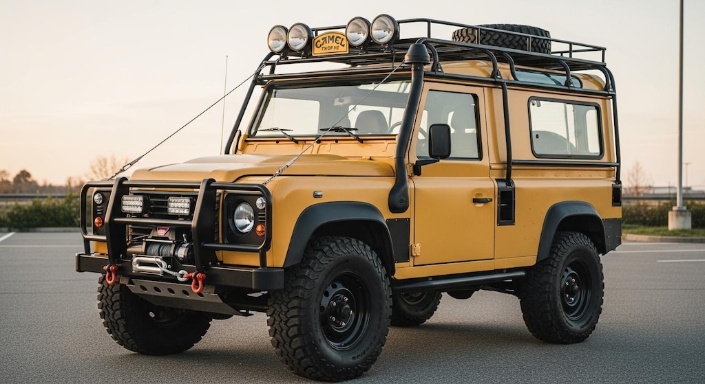 ランドローバーディフェンダ―キャメルトロフィー仕様