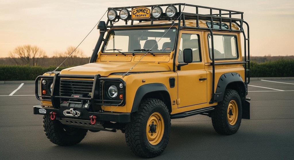 ランドローバーディフェンダ―キャメルトロフィー仕様