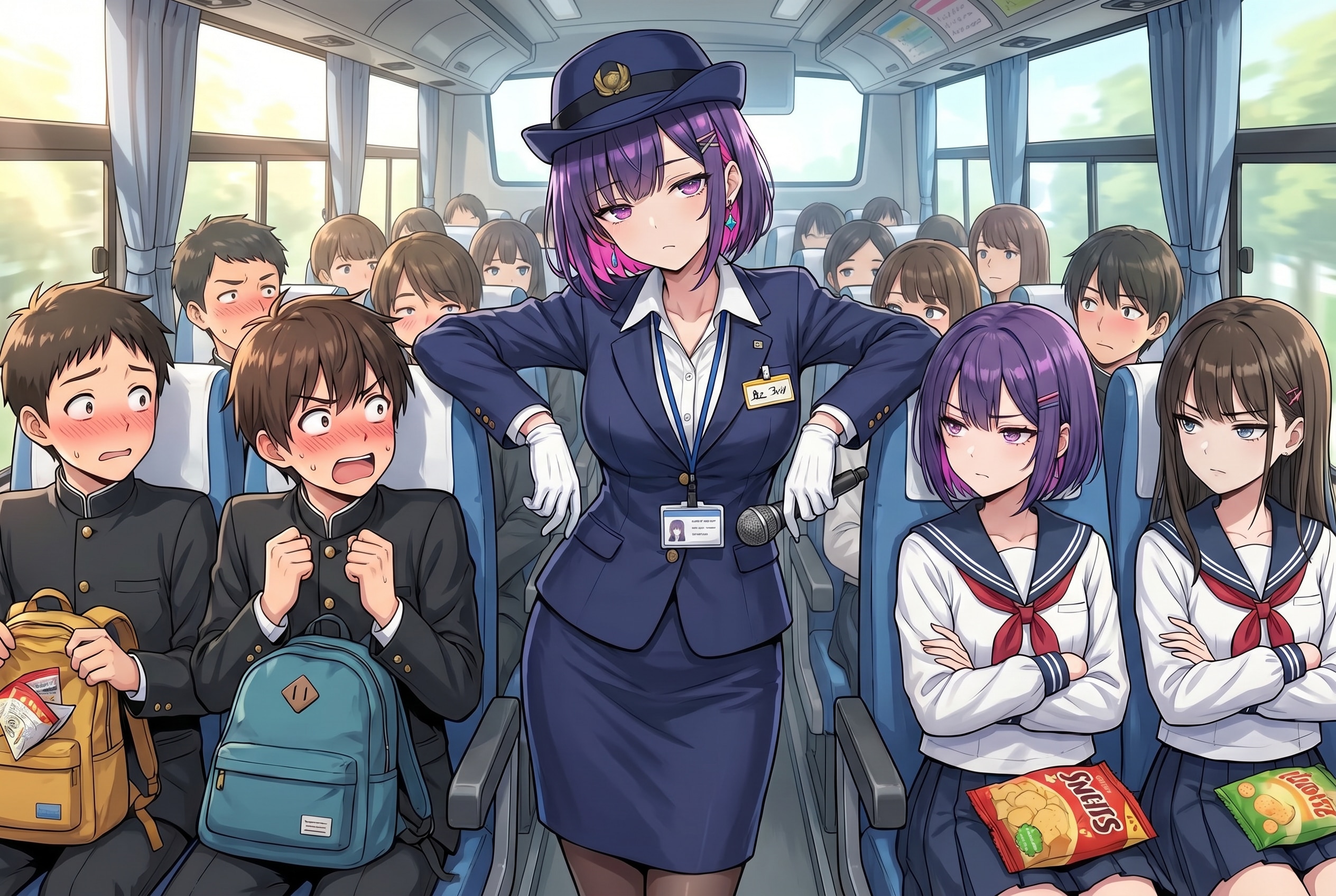 やる気ねェ～バスガイドなアンナ