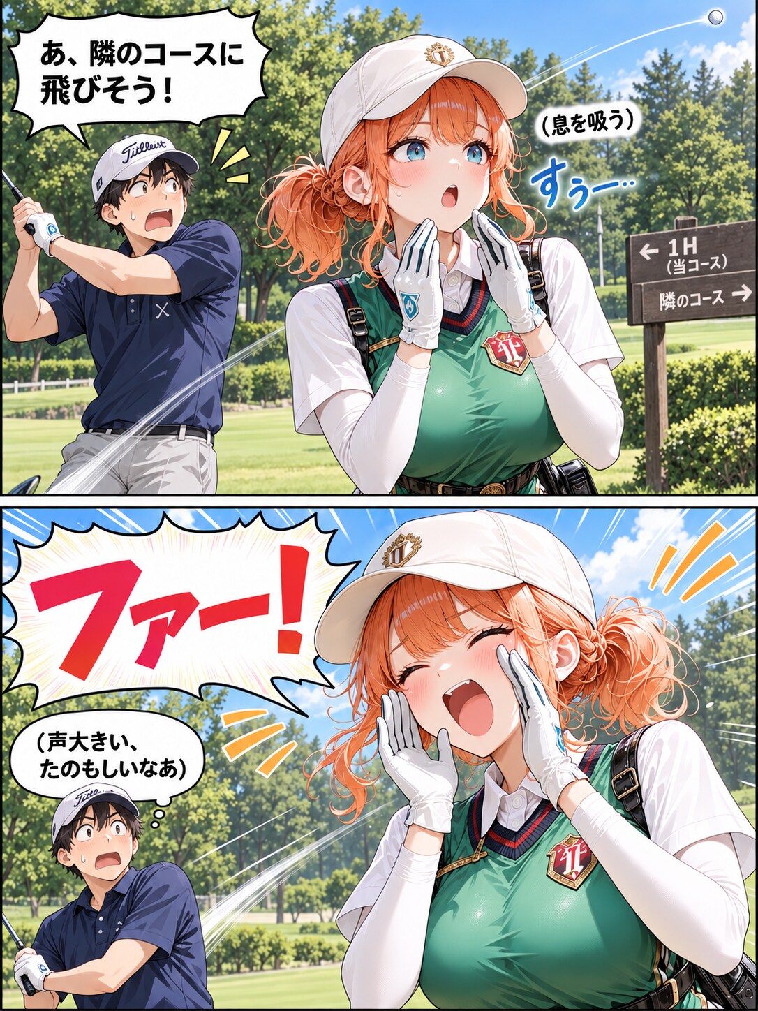 キャディさん⑩「ファー」 | の人気AIイラスト・グラビア
