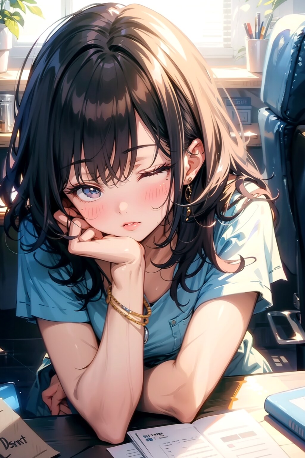 キスの日？　ふ、ふーん・・・ | の人気AIイラスト・グラビア