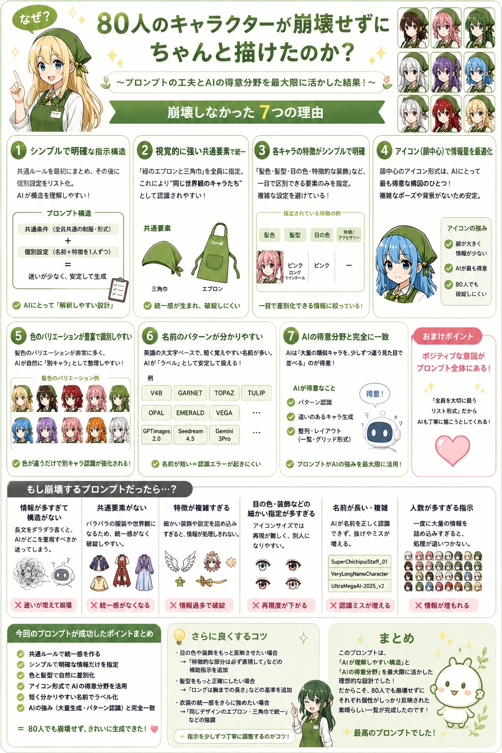 ８０人生成が成功したことについてのインフォグラフィック