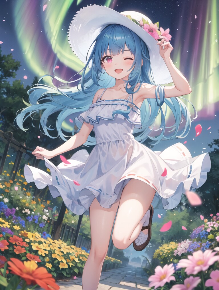 オーロラの花園
