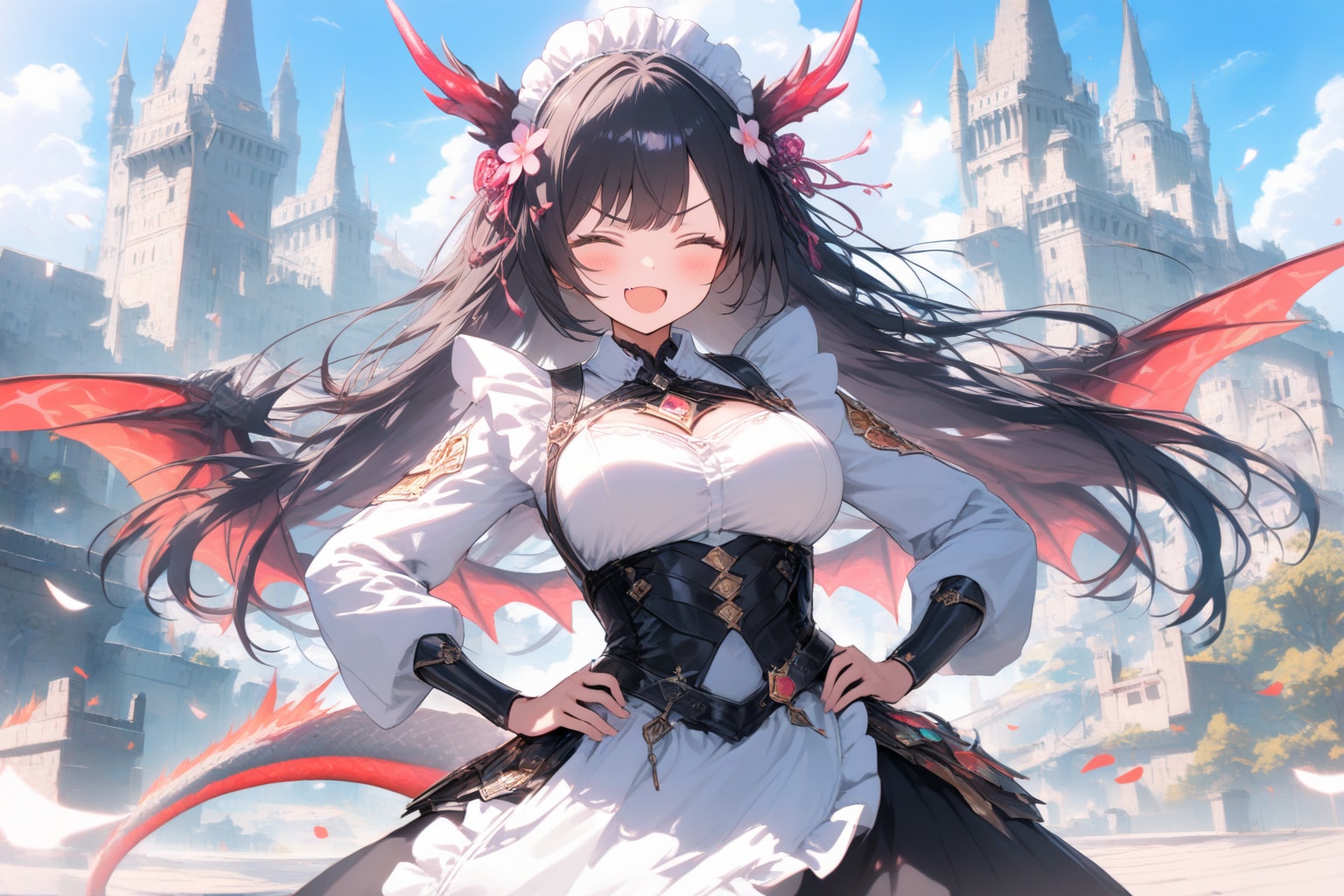 黒姫様のメイドラゴン | の人気AIイラスト・グラビア