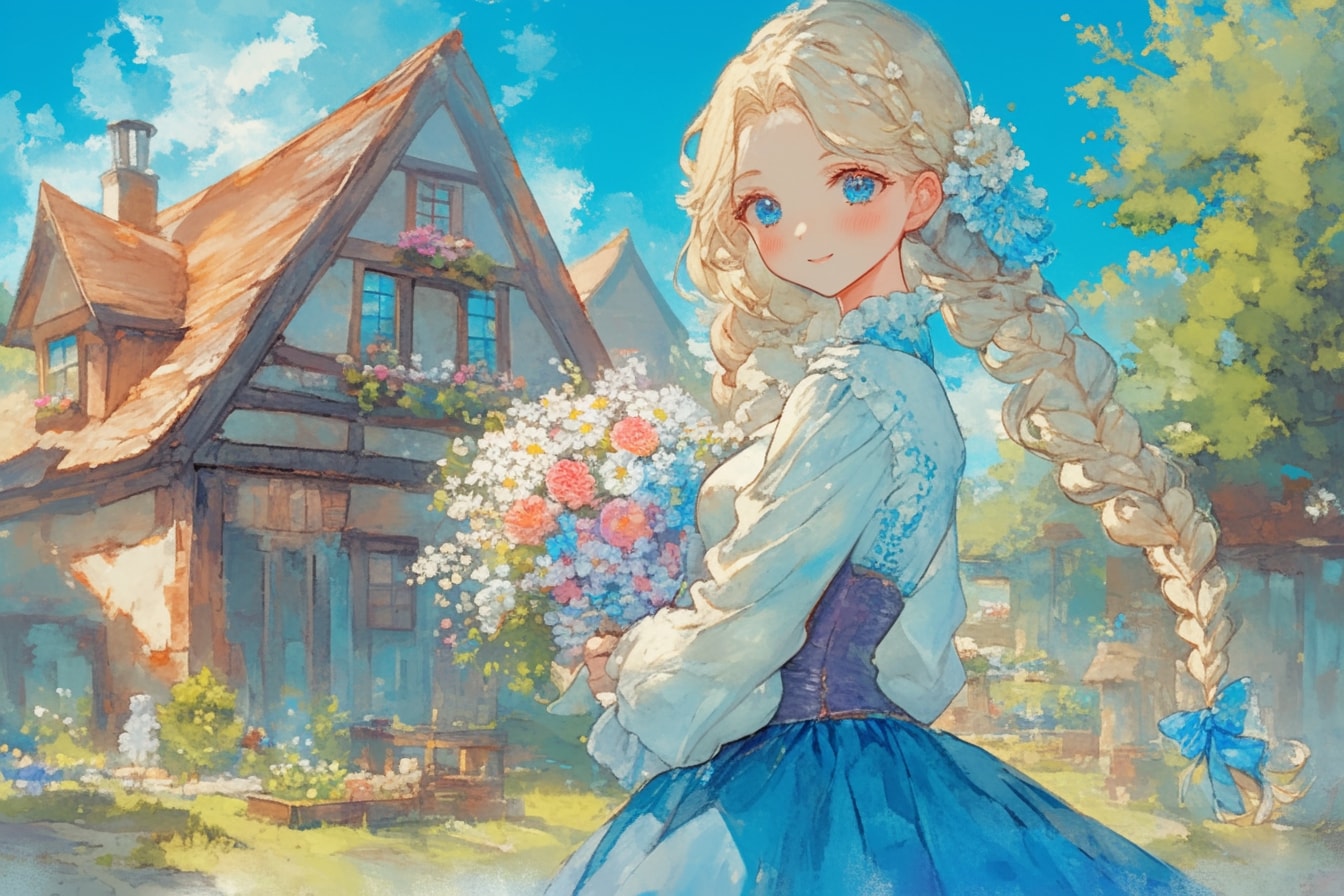 村娘58 | の人気AIイラスト・グラビア