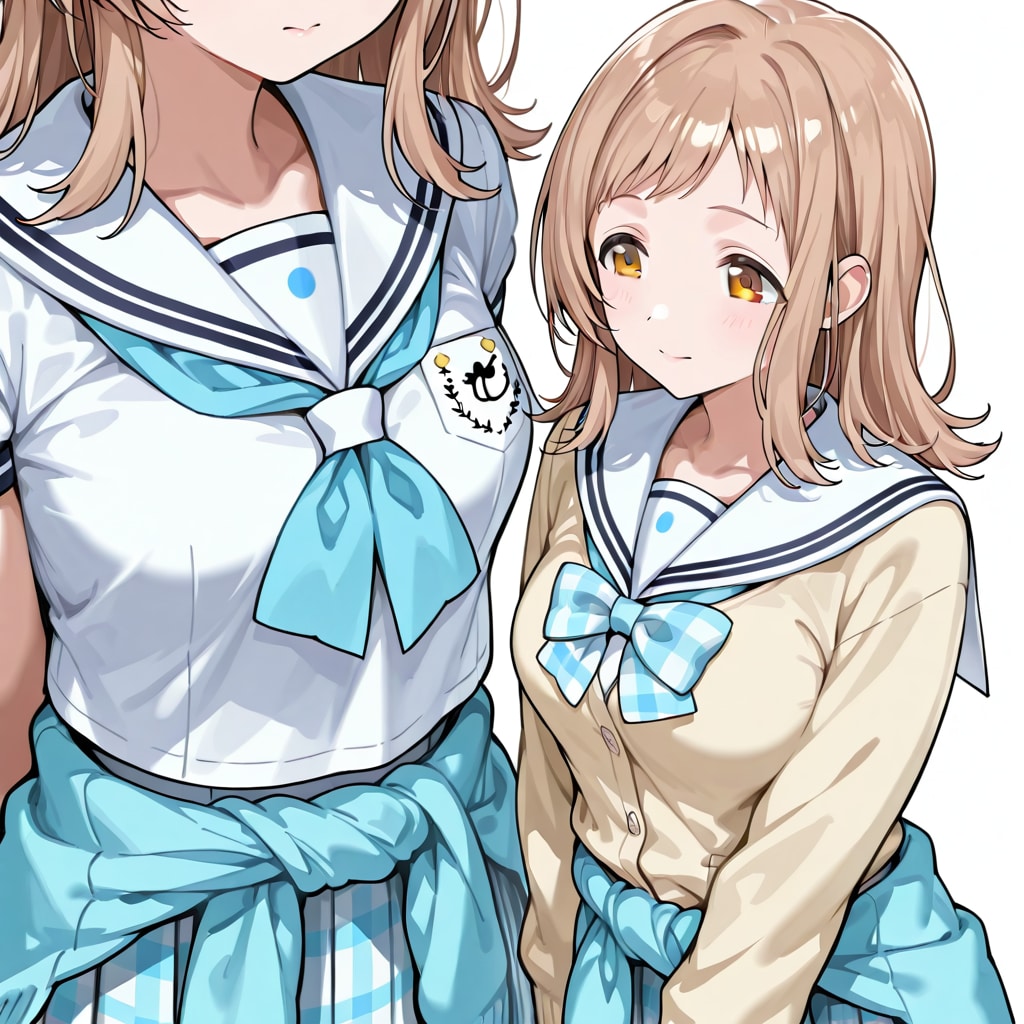 櫻木真乃のカーディガン腰巻き