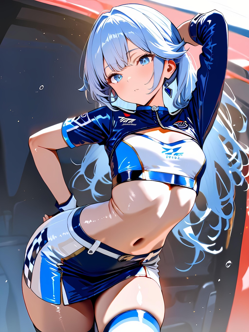 小さくても気にならないレースクイーン