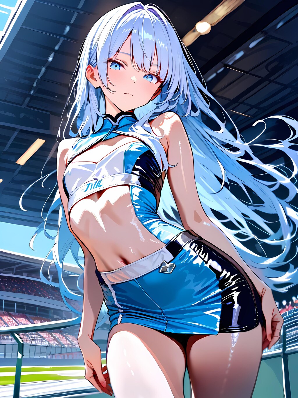 小さくても気にならないレースクイーン