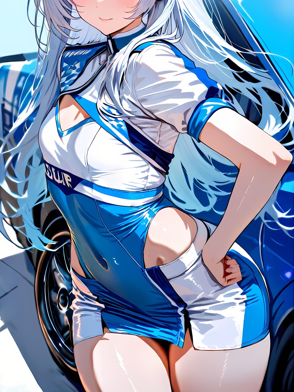 小さくても気にならないレースクイーン
