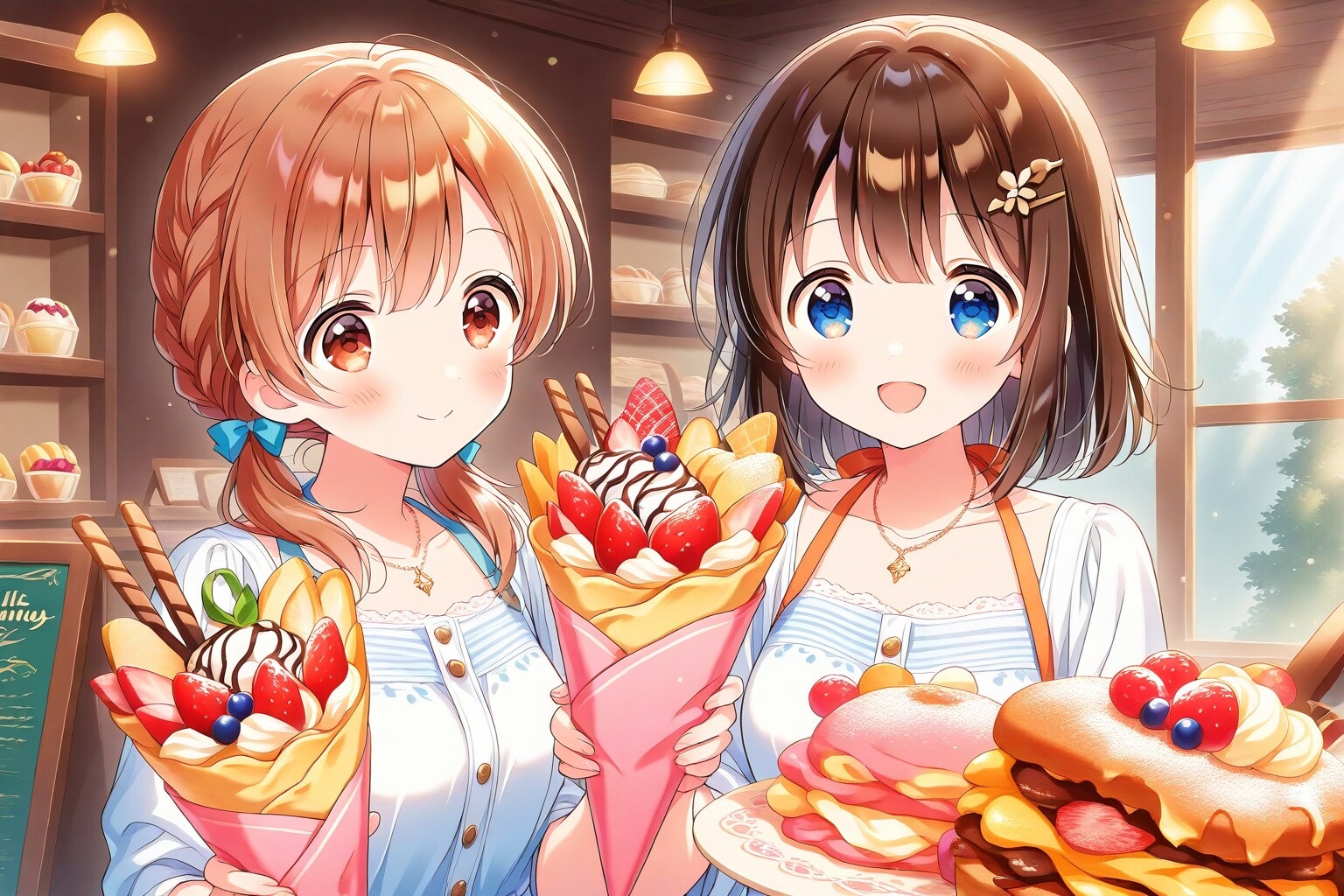 クレープ屋さん | の人気AIイラスト・グラビア