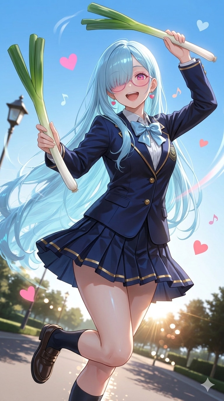 ネギと煎餅 | の人気AIイラスト・グラビア