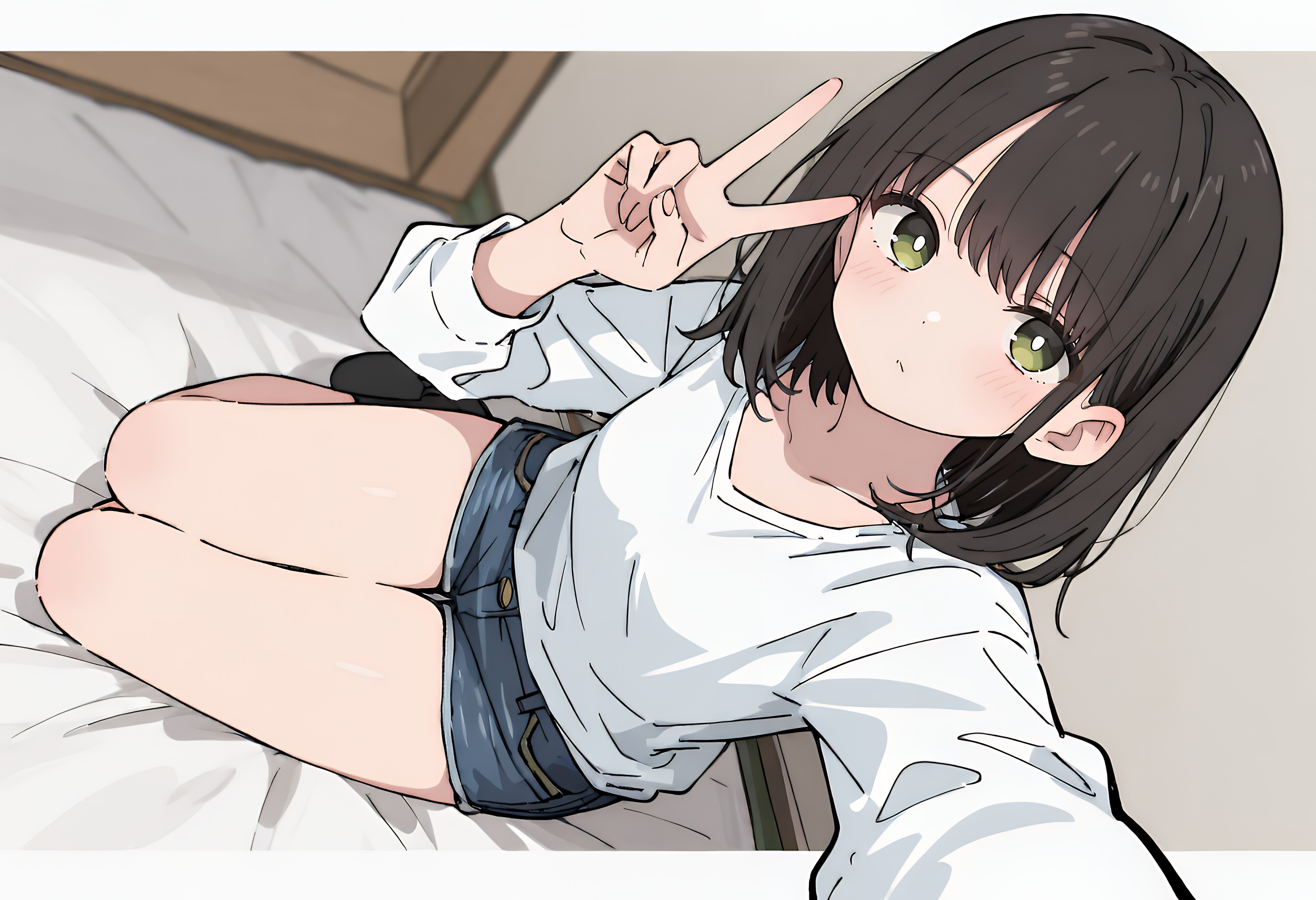 突然の自撮り