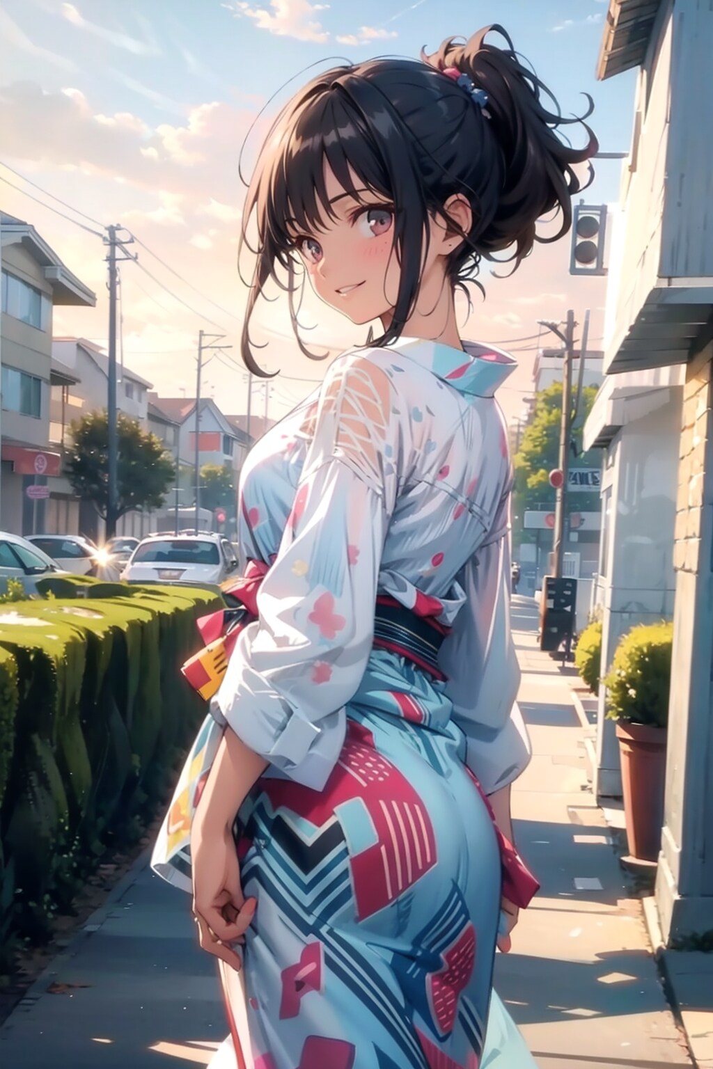 夕立の後