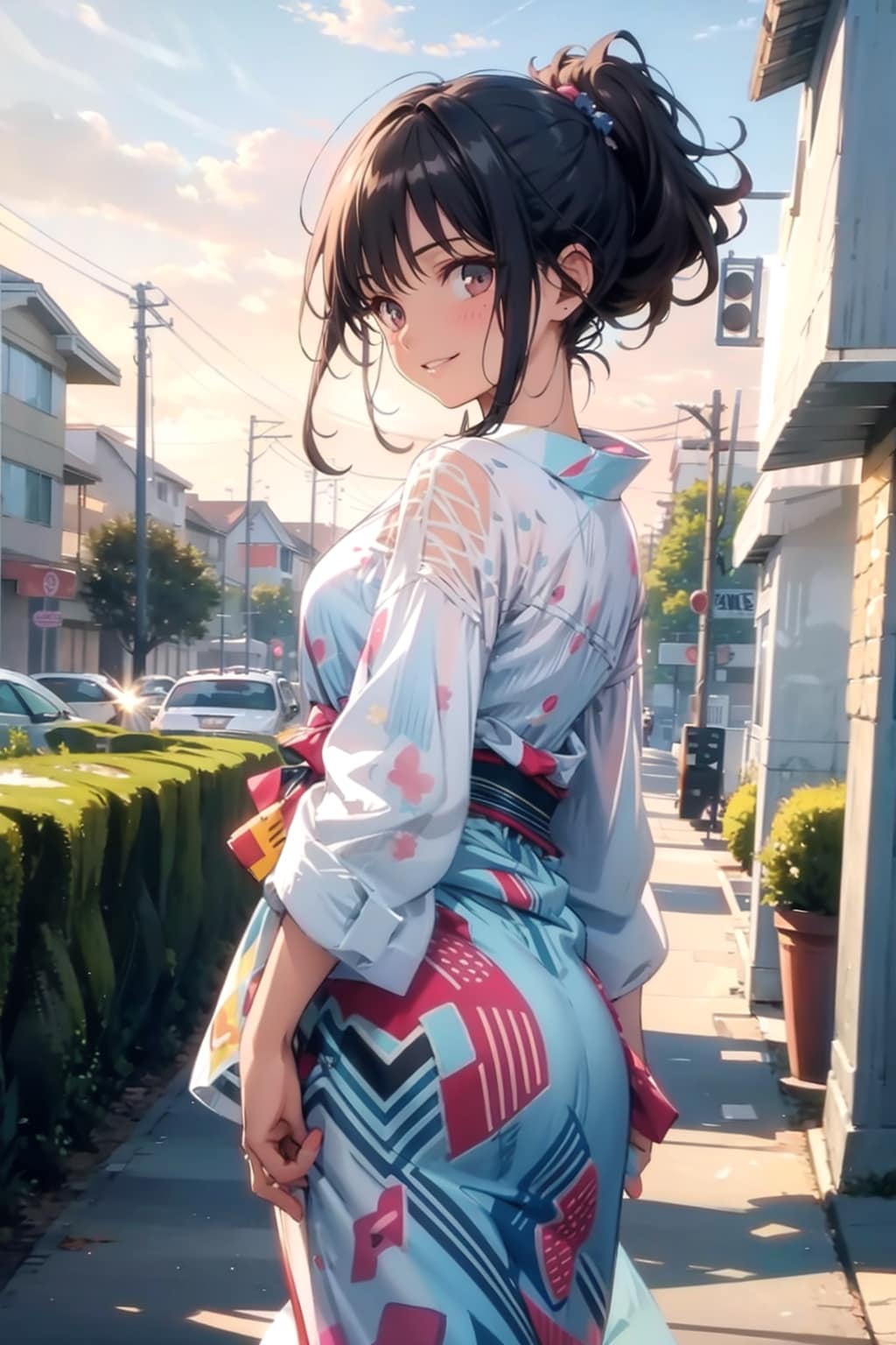 夕立の後