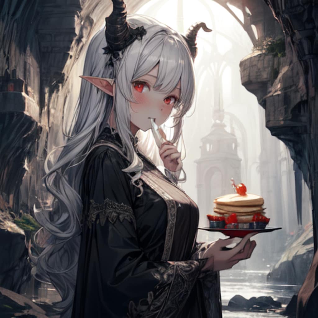 魔王が甘いもの好きでも別にええじゃろ