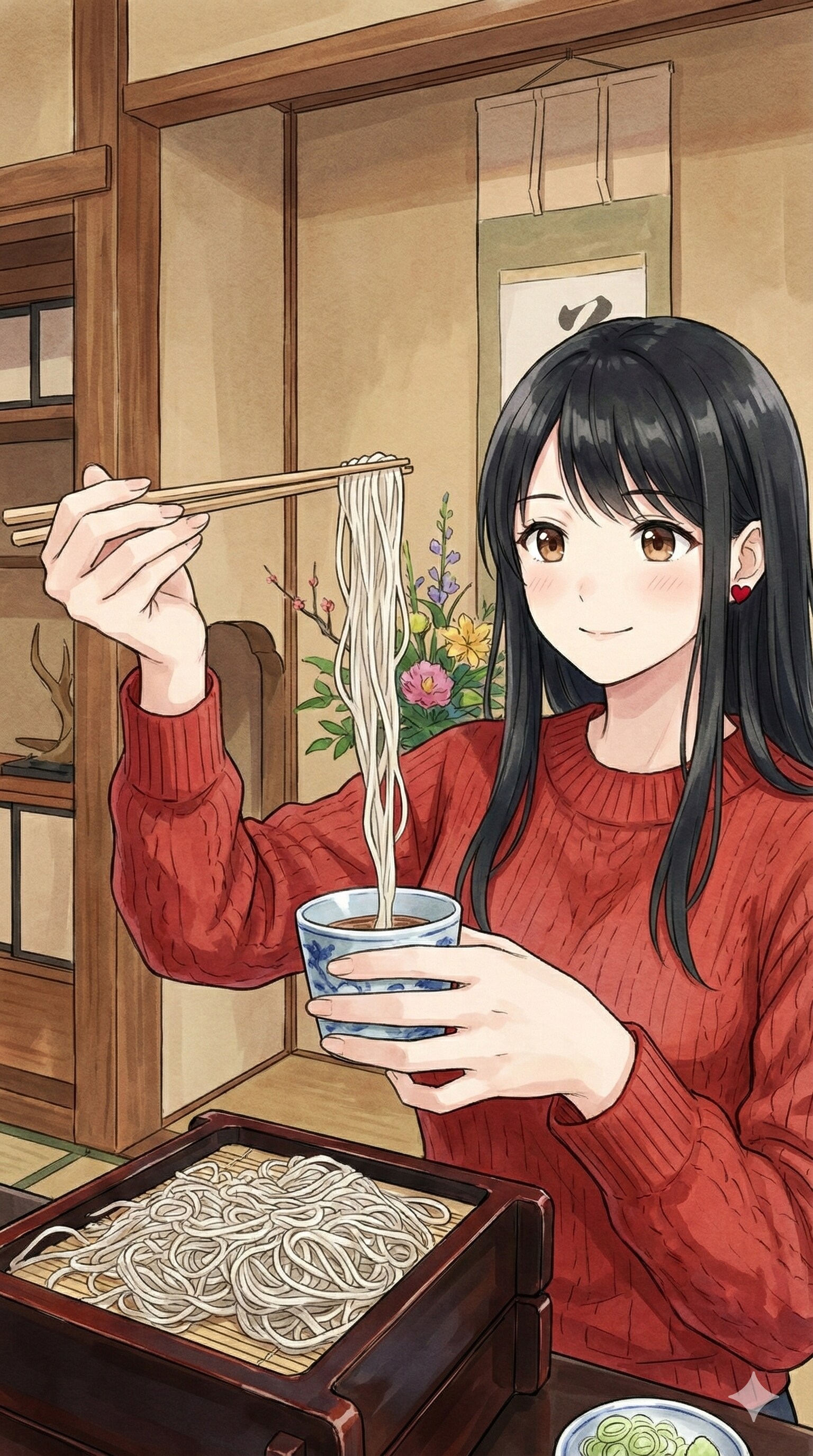 お蕎麦はいつ食べても美味しい