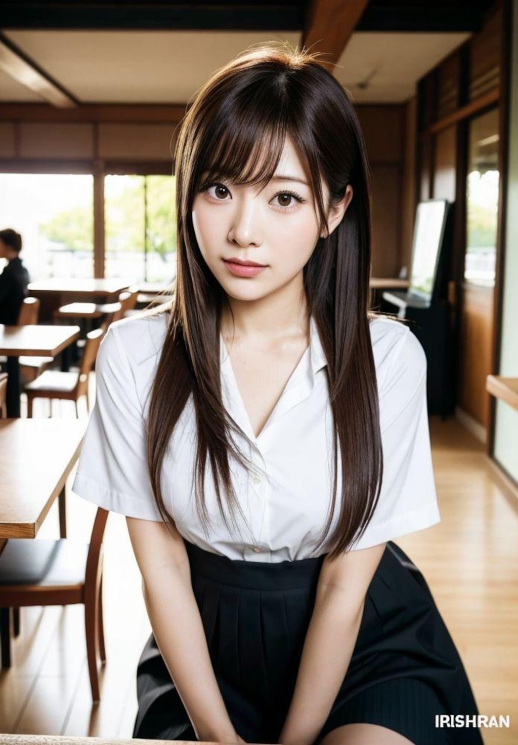 待ち合わせ場所に池袋のカフェを指定するパパ活ギャルJK