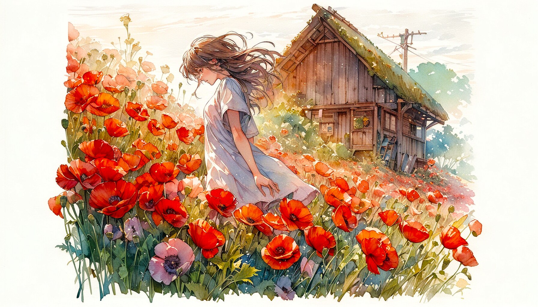 花と少女91 | の人気AIイラスト・グラビア