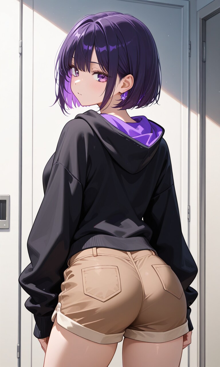 紫色が似合う女の子15