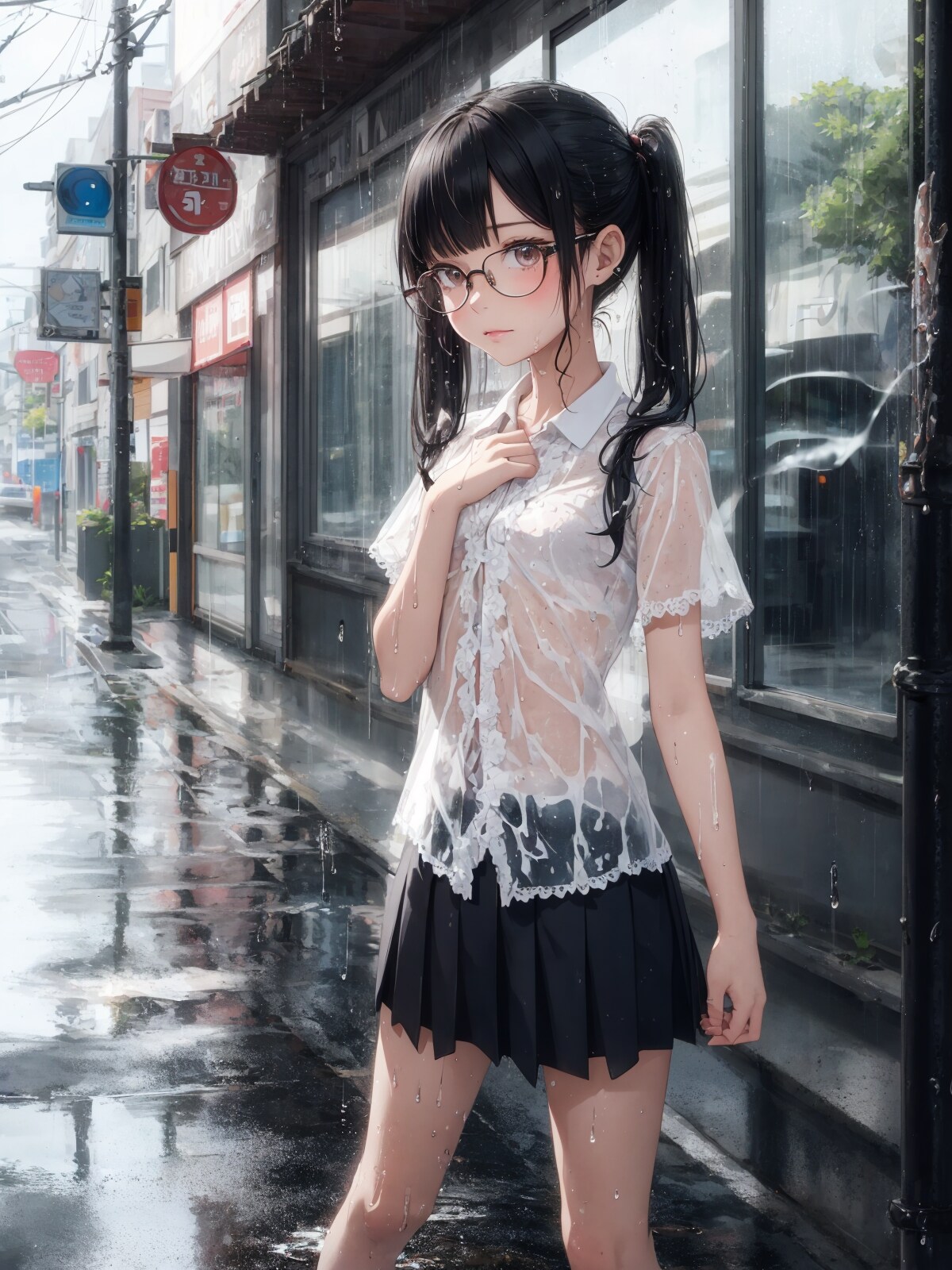 あの…あまり見ないで下さい…