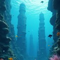 謎の海中遺跡 2枚目