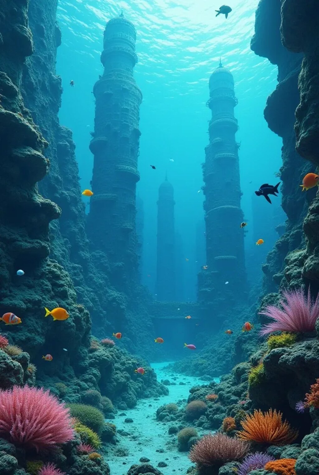 謎の海中遺跡