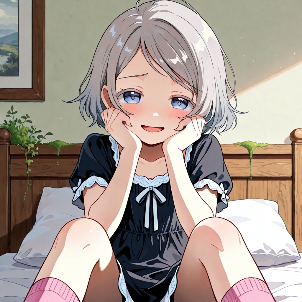 でここ（かわいいは壊せる）① | の人気AIイラスト・グラビア