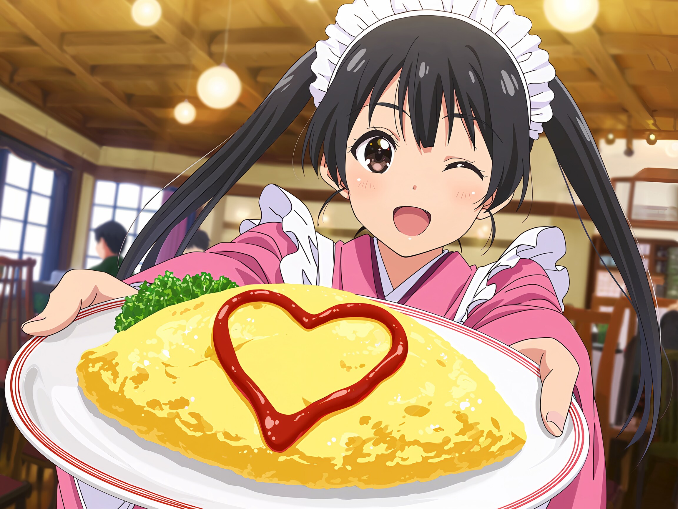 メイド喫茶にて