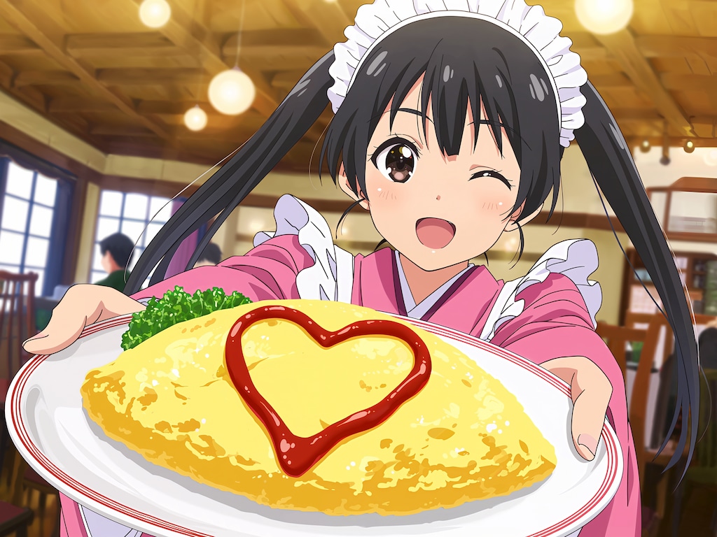 メイド喫茶にて