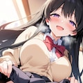 黒髪幼馴染ちゃん💕 4枚目