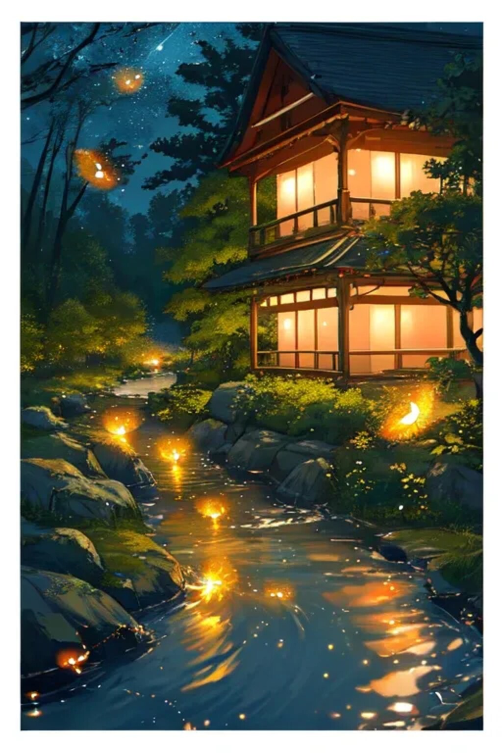 ホタルの舞う風景