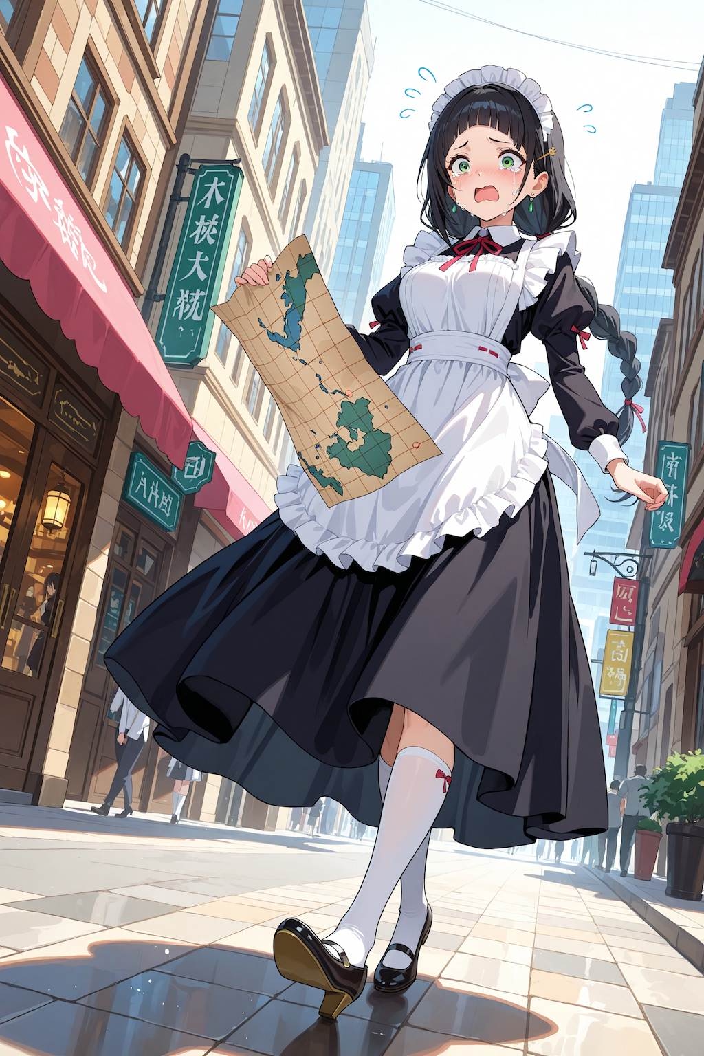 目的のお店にたどり着けないこよみちゃん😭
